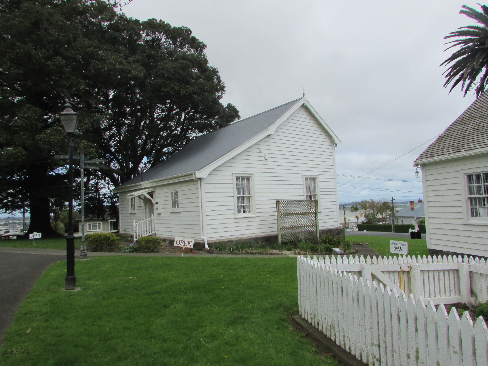 Laishley House and Journey's End at Jellicoe Park, Onehunga